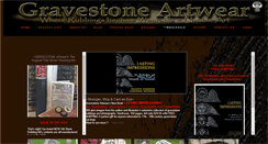 Desktop Screenshot of gravestoneartwear.com
